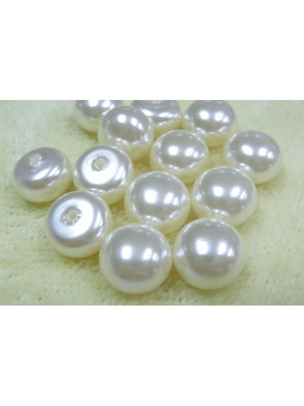 Perlas de botón 12.00mm de agua dulce (28 uds)